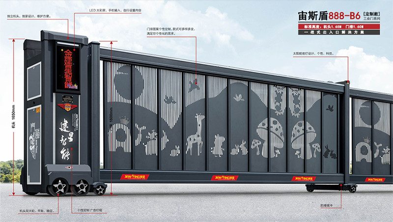 工業段滑門-宙斯盾888-B6